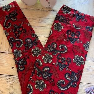 LulaRoe Floral/Paisley Leggings